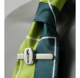 Silver Naval Resin Tie Clip