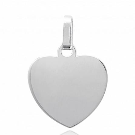 Silver pendant heart