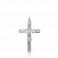 Silver Saint flavien crosses pendant mini