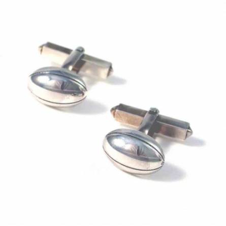 Silver Sports Cuff Link