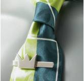 Silver Templar Tie Clip