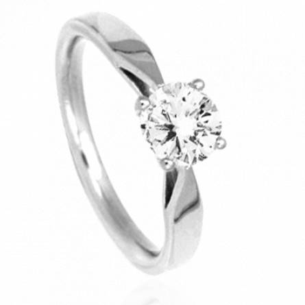 Solitaire femme argent Itza