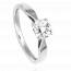 Solitaire femme argent Itza mini