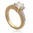 Solitario donna placato in oro Convoitise mini