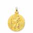 St Christopher with Jesus Gold Pendant mini