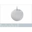 Stainless steel Bahia circular grey pendant 2