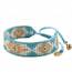 Woman cord wire turquoise bracelet mini