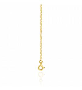 Woman gold figaro chains