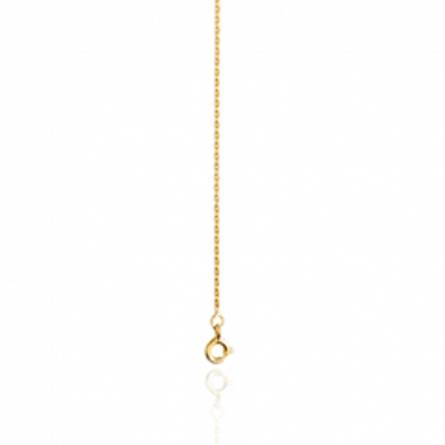 Woman gold forcat chains