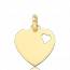 Woman gold Ivresse hearts yellow pendant mini