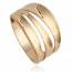 Woman gold plated Antimilos ring mini