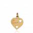 Woman gold plated Aranka hearts pendant mini