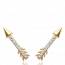 Woman gold plated Arisu earring mini