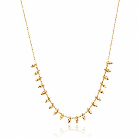 Woman gold plated Aymar necklace