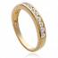 Woman gold plated Circulaire ring mini