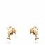 Woman gold plated Dauphin earring mini