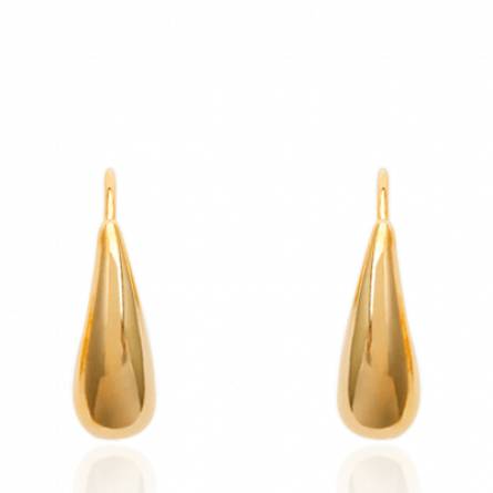 Woman gold plated earring