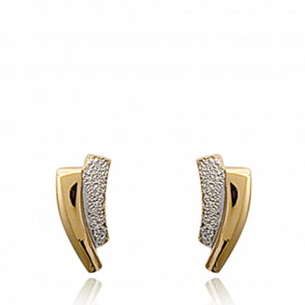 Woman gold plated Espéranza earring