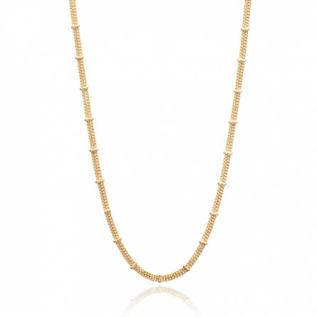 Woman gold plated Esther yellow necklace