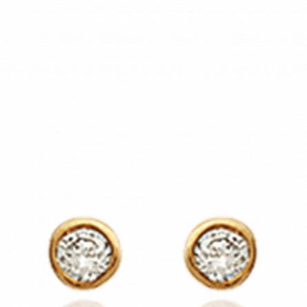 Woman gold plated Excellence eden earring