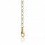 Woman gold plated figaro chains mini