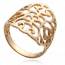 Woman gold plated  Florale lace ring mini