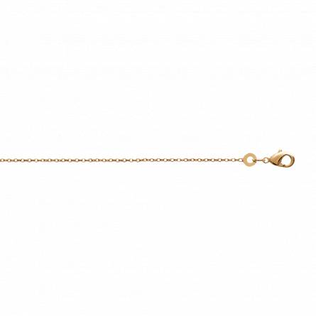 Woman gold plated forcat bracelet