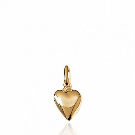 Woman gold plated hearts pendant