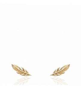 Woman gold plated Karelle yellow earring