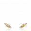 Woman gold plated Karelle yellow earring mini