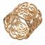 Woman gold plated Lys lace ring mini