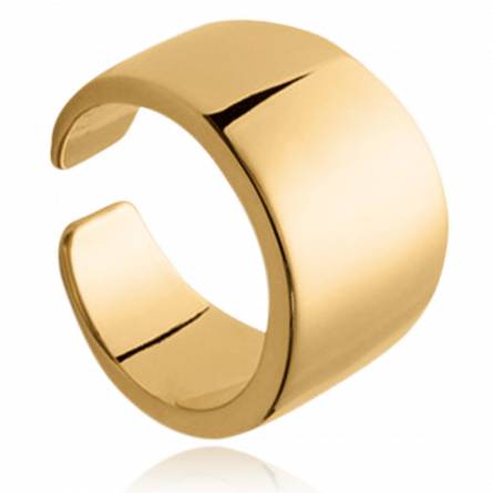 Woman gold plated Maé yellow ring