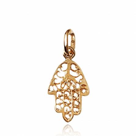 Woman gold plated Main Fatma Magreb pendant