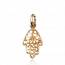 Woman gold plated Main Fatma Magreb pendant mini