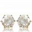 Woman gold plated  meganisi earring mini