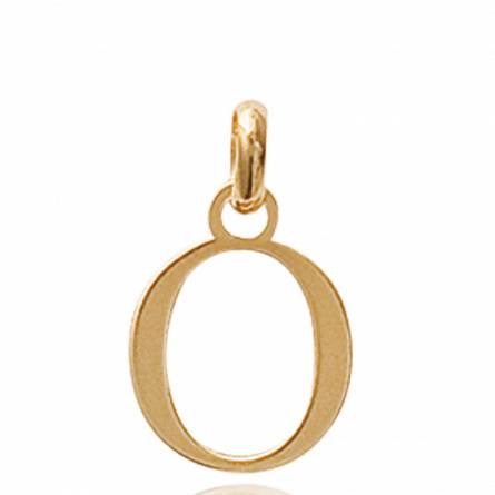 Woman gold plated Moderne letters pendant