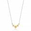 Woman gold plated Nadiège necklace mini