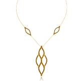 Woman gold plated Nemcha necklace