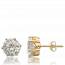 Woman gold plated  oxeixa earring mini