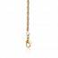 Woman gold plated rope chains mini