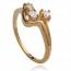 Woman gold plated Souvenir Intense ring mini