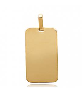 Woman gold plated Stelle vaduz rectangles pendant