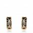Woman gold plated  totem papetee earring mini