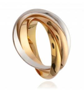Woman gold plated Union 2 ring