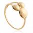 Woman gold plated Vanille ring mini