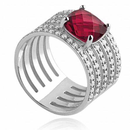 Woman silver Adara red ring