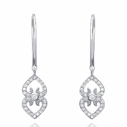 Woman silver Amanda earring