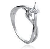 Woman silver Anastasia ring