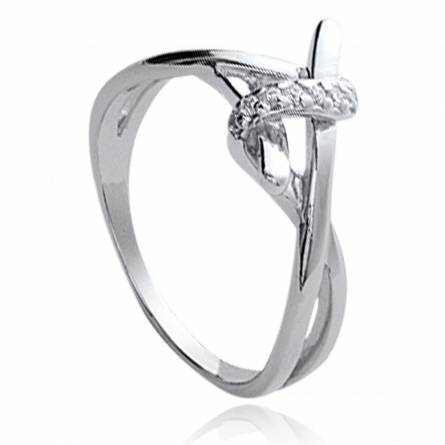Woman silver Anastasia ring