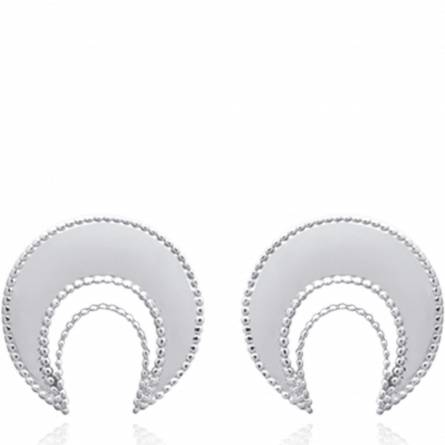Woman silver Anat earring